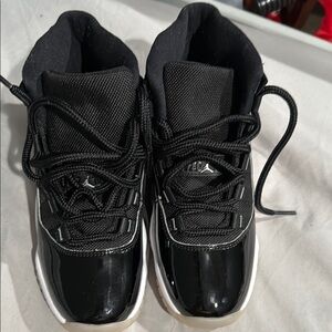Jordan Black High-Top Sneakers Patent Leather